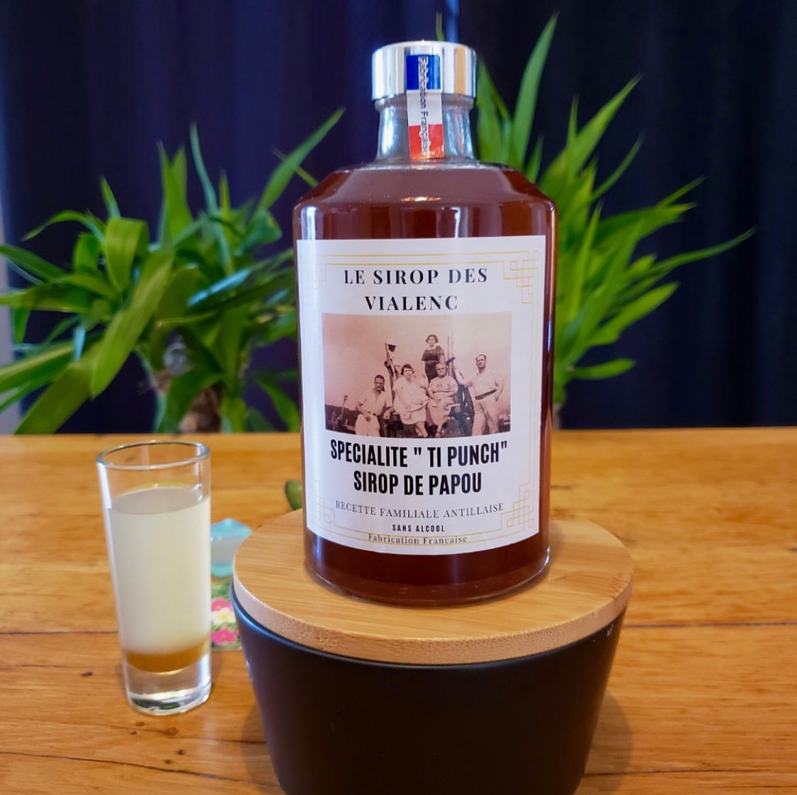 Bouteilles de Sirop de Papou en vente directe à Écommoy, Sarthe