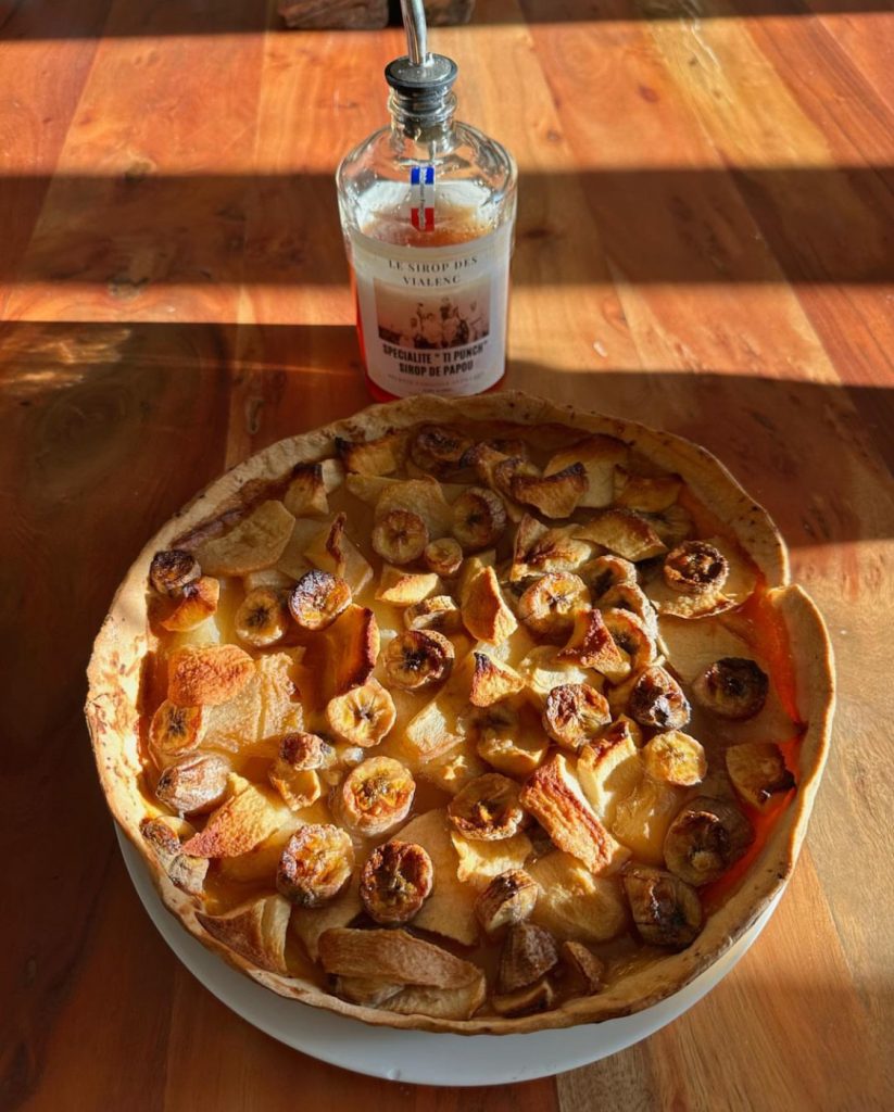 Tarte au pomme au sirop de papou