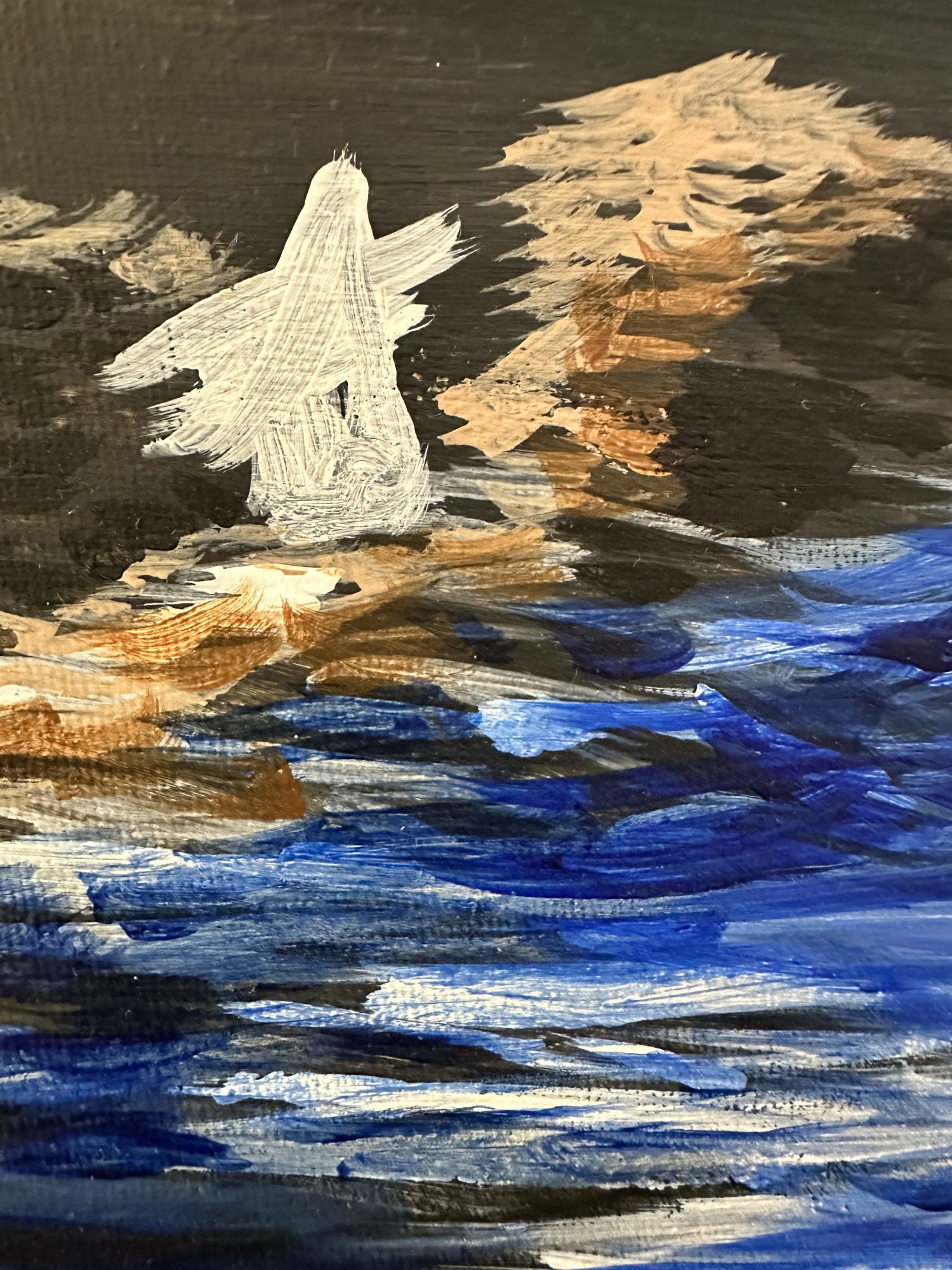 Gros plan de l'oeuvre par Karine Vialenc