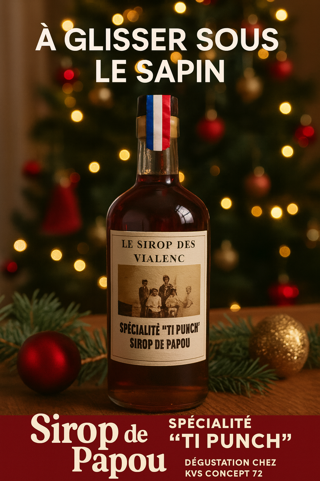 le sirop de papou le sirop des vialenc cadeau de nôel gourmand à glisser sous le sapin