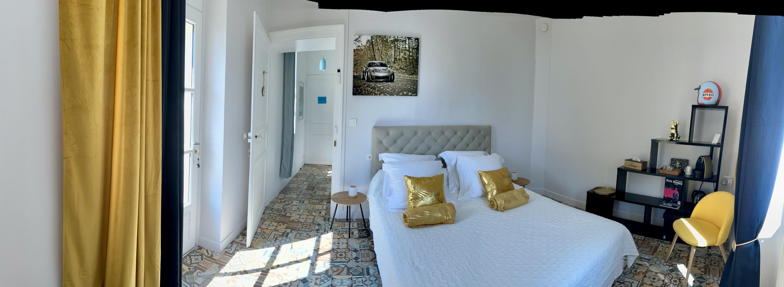 Chambre avec salle d'eau privative KVS concept