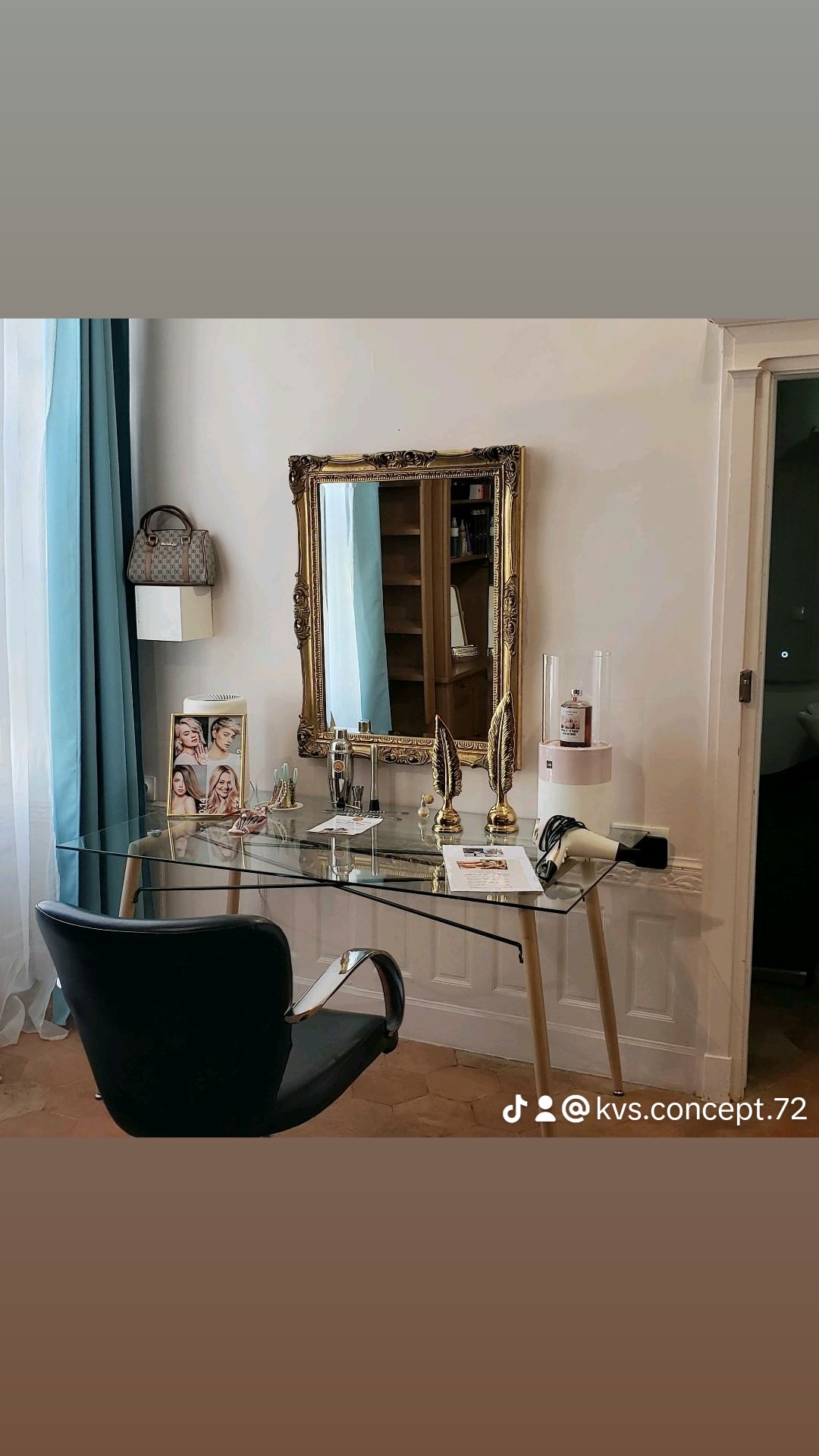 Salon de coiffure privatif chez KVS Concept